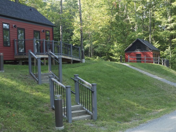 Yellow Barn's artist studios on campus at The Greenwood School